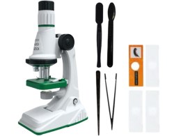 Edukacyjny Mikroskop Stacjonarny Kieszonkowy Lupa Lornetka 3w1 Zabawka Naukowa Przybliżenie Do 1200x