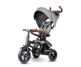 MILLY MALLY 5901 Qplay Rowerek Trójkołowy Rito Deluxe Rubber Grey