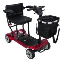 Skuter Elektryczny Czterokołowy dla Seniorów EasyGo Czerwony