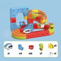 WOOPIE Magiczna Kolejka Kostkowa Klocki Konstrukcyjne Tor Antygrawitacyjny Magnetyczny 32el.