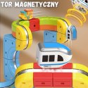WOOPIE Magiczna Kolejka Kostkowa Klocki Konstrukcyjne Tor Antygrawitacyjny Magnetyczny 68el.