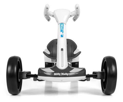 MILLY MALLY 6838 Pojazd na akumulator Gokart Bolt White (akumulator 6)