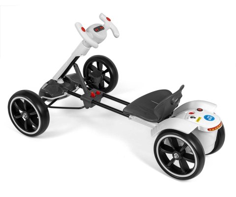 MILLY MALLY 6838 Pojazd na akumulator Gokart Bolt White (akumulator 6)