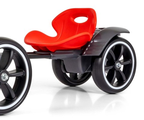 MILLY MALLY 6839 Pojazd na akumulator Gokart Bolt Red (akumulator 6)