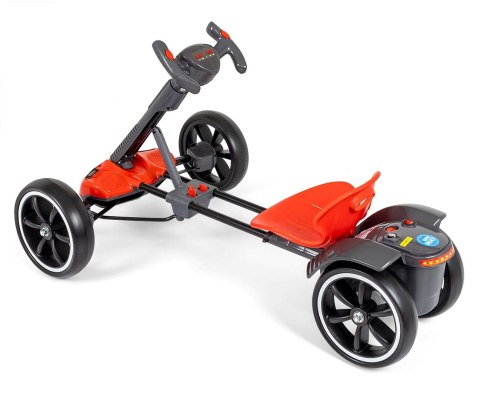MILLY MALLY 6839 Pojazd na akumulator Gokart Bolt Red (akumulator 6)