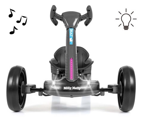 MILLY MALLY 6840 Pojazd na akumulator Gokart Bolt Black (akumulator 6)