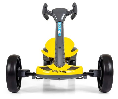 MILLY MALLY 6841 Pojazd na akumulator Gokart Bolt Yellow (akumulator 6)