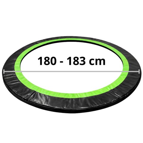 Osłona Sprężyn Do Trampoliny LEAN SPRING PAD Czarna 180-183CM 6FT