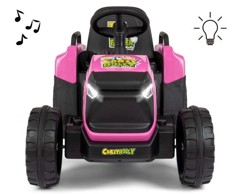 MILLY MALLY 6835 Pojazd na akumulator Rolly Pink (akumulator 12)