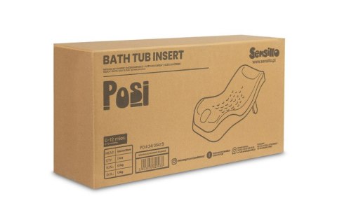 WKŁADKA DO WANIENKI SKŁADANA POSI BEIGE SENSILLO