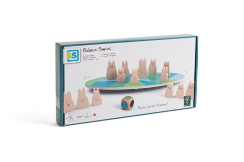 BS Toys, drewniana gra zręcznościowa Balansujące króliczki