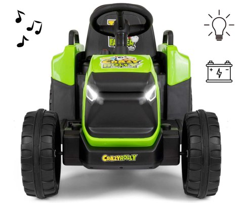 MILLY MALLY 6833 Pojazd na akumulator Rolly Green (akumulator 12)