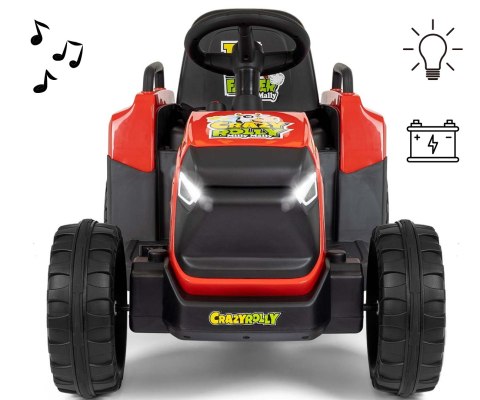 MILLY MALLY 6834 Pojazd na akumulator Rolly Red (akumulator 12)