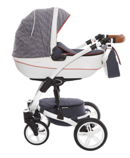 EXCLUSIVE 3w1 BabyActive wózek głęboko-spacerowy + fotelik samochodowy 0m+ E06