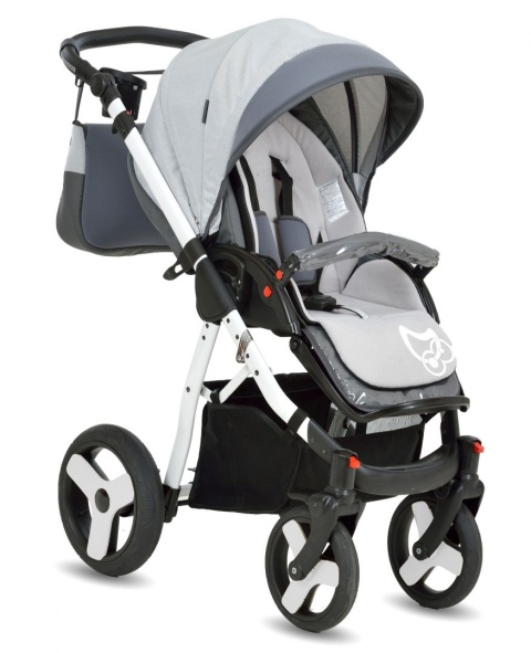 MOMMY 3w1 BabyActive wózek głęboko-spacerowy + fotelik samochodowy 0m+
