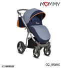 MOMMY 3w1 BabyActive wózek głęboko-spacerowy + fotelik samochodowy 0m+