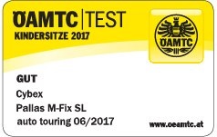PALLAS M-FIX SL CYBEX 4* ADAC 9-36 kg, od ok. 9 miesięcy do 12 lat