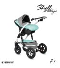 SHELL PRESTIGE 3w1 BabyActive wózek głęboko-spacerowy + fotelik samochodowy 0m+ P01