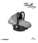 SHELL PRESTIGE 3w1 BabyActive wózek głęboko-spacerowy + fotelik samochodowy 0m+ P03