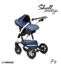 SHELL PRESTIGE 3w1 BabyActive wózek głęboko-spacerowy + fotelik samochodowy 0m+ P06