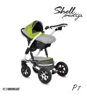 SHELL PRESTIGE 3w1 BabyActive wózek głęboko-spacerowy + fotelik samochodowy 0m+ P07