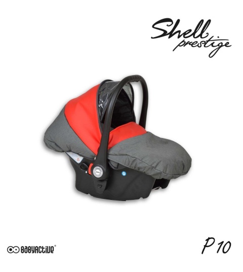 SHELL PRESTIGE 3w1 BabyActive wózek głęboko-spacerowy + fotelik samochodowy 0m+ P10