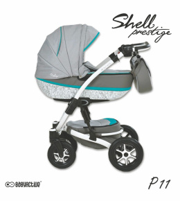SHELL PRESTIGE 3w1 BabyActive wózek głęboko-spacerowy + fotelik samochodowy 0m+ P11