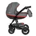 SHELL PRESTIGE BLACK 3w1 BabyActive wózek głęboko-spacerowy + fotelik samochodowy 0m+