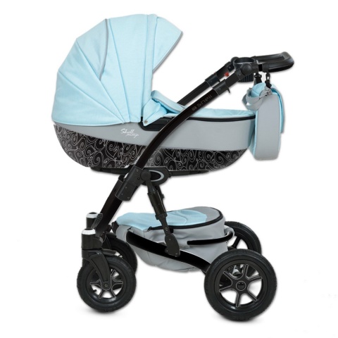 SHELL PRESTIGE BLACK 3w1 BabyActive wózek głęboko-spacerowy + fotelik samochodowy 0m+