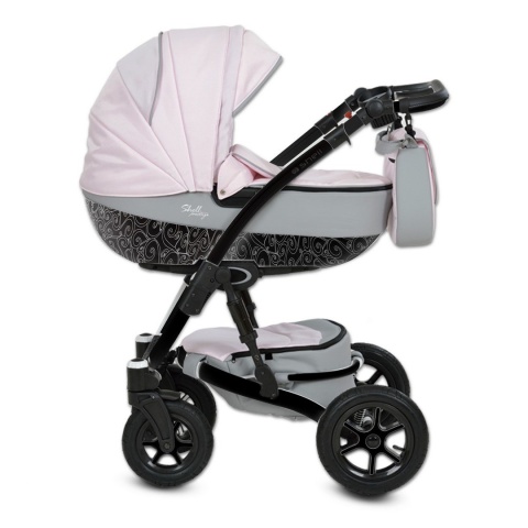 SHELL PRESTIGE BLACK 3w1 BabyActive wózek głęboko-spacerowy + fotelik samochodowy 0m+
