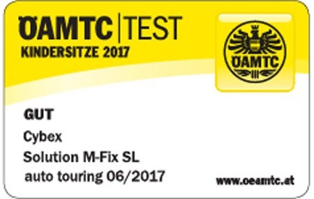 SOLUTION M-FIX SL CYBEX 4* ADAC 15-36 kg, od ok. 3 do 12 lat