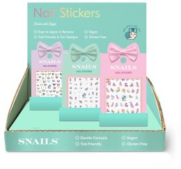 DISPLAY naklejki na paznokcie Snails, 3 rodzaje, 60 szt.