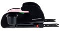 Fotelik podstawka booster siedzisko samochodowe SUNBABY - ISOFIX LittleNestPro 125-150 cm z uchwytem na kubek - czarny & różow