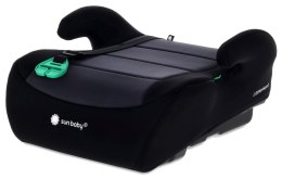 Fotelik podstawka booster siedzisko samochodowe SUNBABY - LittleNest 125-150 cm - czarny