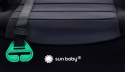 Fotelik podstawka booster siedzisko samochodowe SUNBABY - LittleNest 125-150 cm - czarny