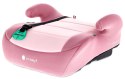 Fotelik podstawka booster siedzisko samochodowe SUNBABY - LittleNest 125-150 cm - różowy