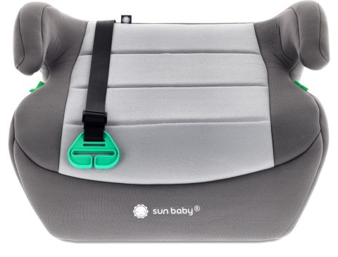 Fotelik podstawka booster siedzisko samochodowe SUNBABY - LittleNest 125-150 cm - szary