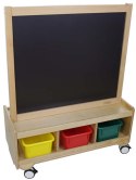 MASTERKIDZ Dwustronna Tablica Kredowa i Magnetyczna Do Pisania