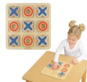 MASTERKIDZ Kółko I Krzyżyk Drewniana Gra Dla Dzieci Logiczna Łamigłówka