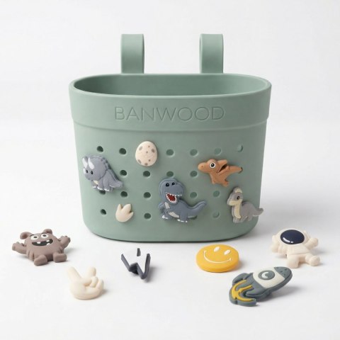 Banwood Koszyk Pin & Ride Clay