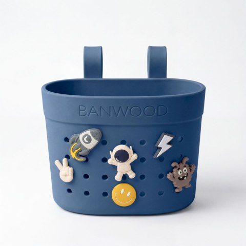 Banwood Koszyk Pin & Ride Deep Sea