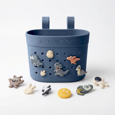 Banwood Koszyk Pin & Ride Deep Sea