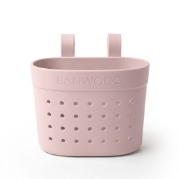 Banwood Koszyk Pin & Ride Faded Pink