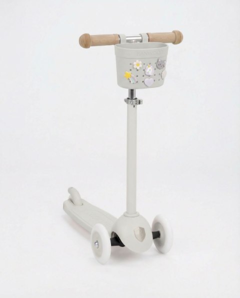 Banwood Koszyk Pin & Ride Ivory