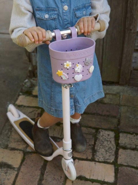 Banwood Koszyk Pin & Ride Lavender