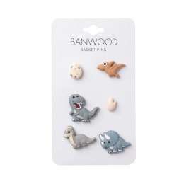 Banwood Piny do koszyka Dinosaurs