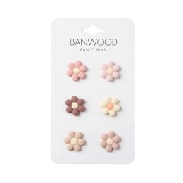 Banwood Piny do koszyka Flowers