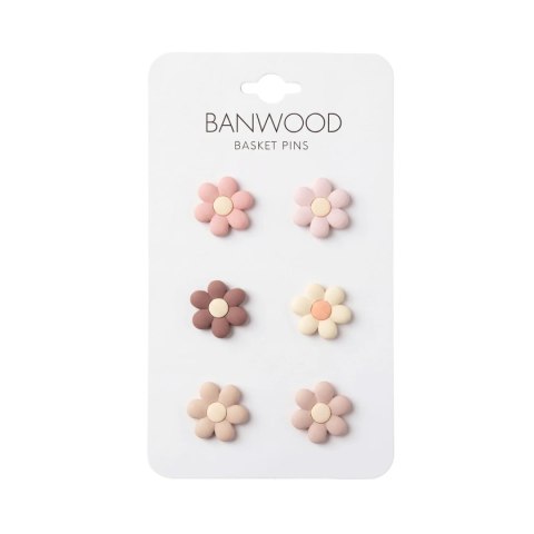Banwood Piny do koszyka Flowers