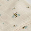 Kocyk pieluszka muślinowa Swaddle Honeybee 100x100