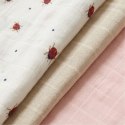 Kocyk pieluszka muślinowa Swaddle Ladybug 100x100
